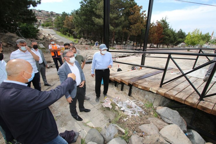 15 Temmuz Şehitler Parkı’nda hummalı çalışma