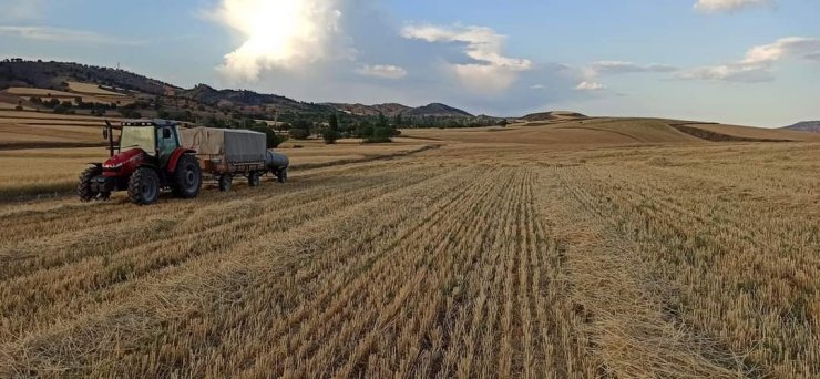 Nallıhan’da arpa ve buğday hasadı başladı