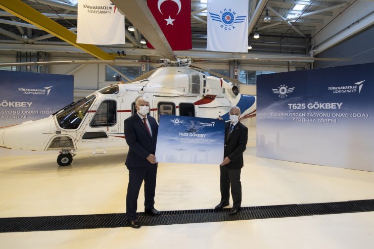 Milli helikopter Gökbey’e “Tasarım Organizasyonu Onayı” sertifikası