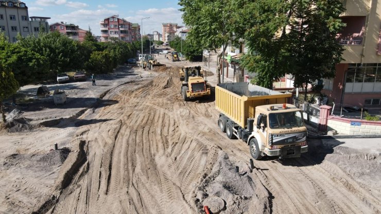 Vefa Küçük Caddesinde 1. etabın altyapısı tamamlandı