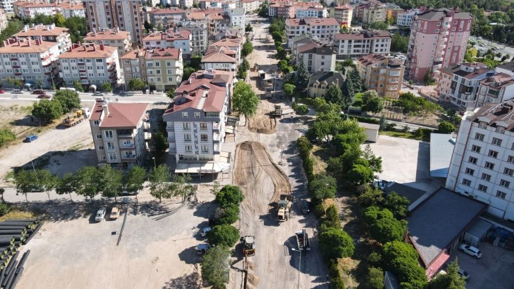 Vefa Küçük Caddesinde 1. etabın altyapısı tamamlandı