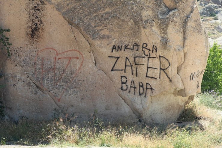 Kapadokya’da peribacaları sahipsiz bırakıldı