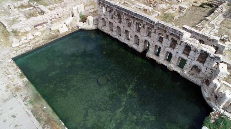 Yozgat’taki Basilica Therma Roma Hamamında kazı ve temizleme çalışması yeniden başlatıldı