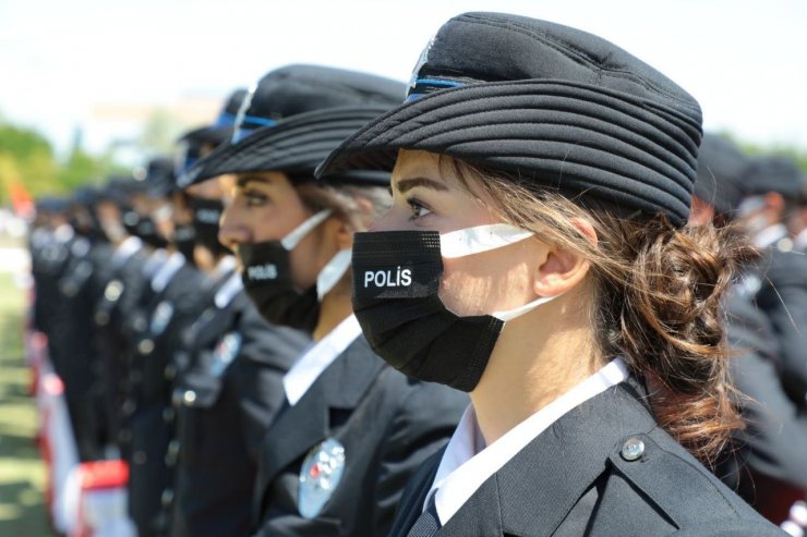 Aksaray’da 391 kadın polis için mezuniyet töreni düzenlendi