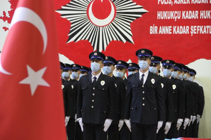 Karaman POMEM’de 260 polis adayı mezun oldu