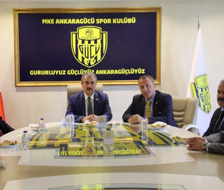 BBP Genel Başkanı Destici’den MKE Ankaragücü’ne ziyaret