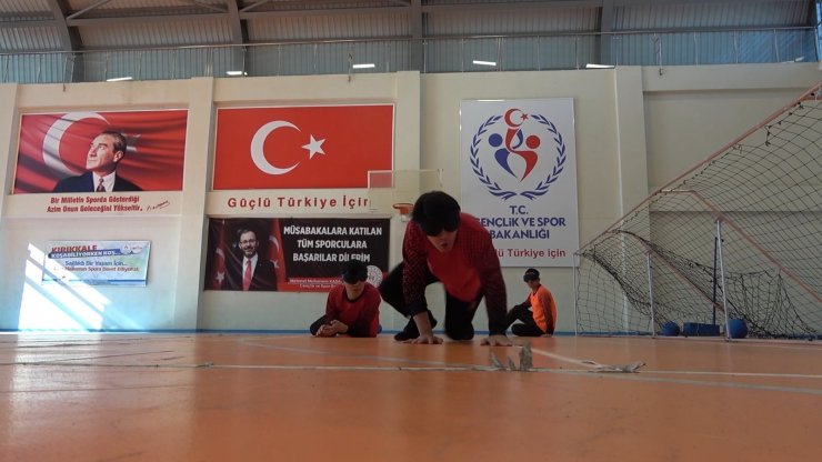 Kazakistan Goalball Milli Takımı, Kırıkkale’de kamp yaptı