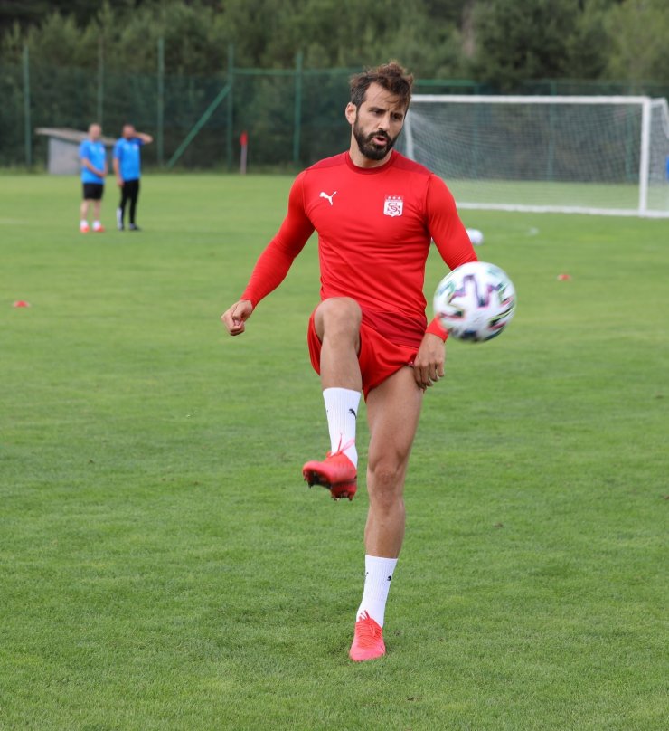 Sivasspor’da neşeli idman