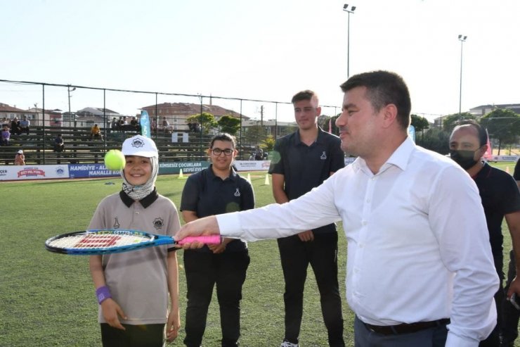 Aksaray’da yaz spor okulunun açılışı yapıydı