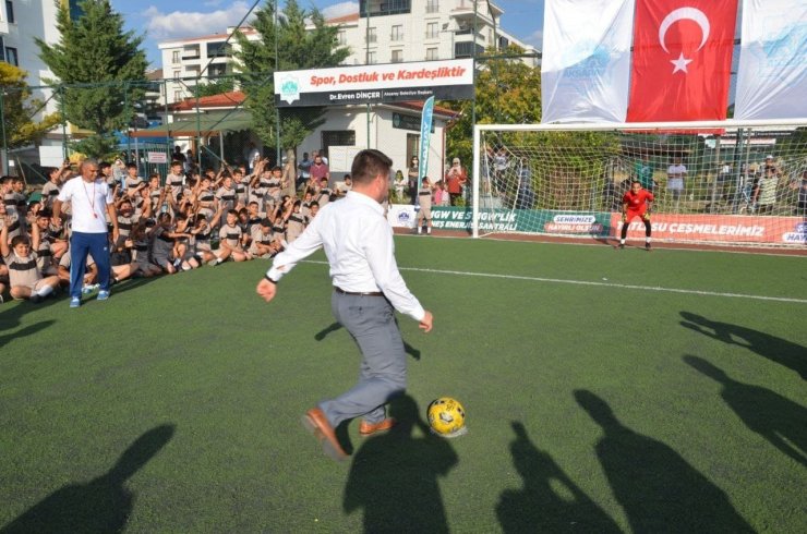 Aksaray’da yaz spor okulunun açılışı yapıydı