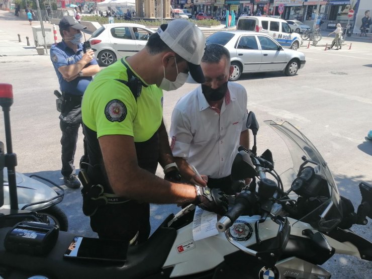 Aksaray’da motosikletlere sıkı denetim