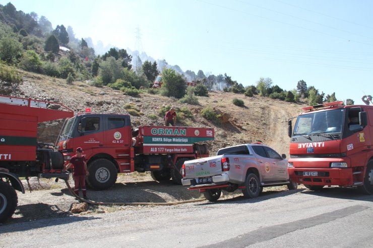 Ormanlık sahada çıkan yangın kontrol altına alındı