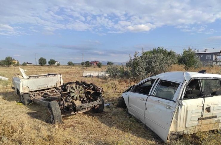 Konya’da kamyonet takla attı: 1 ölü, 1 yaralı