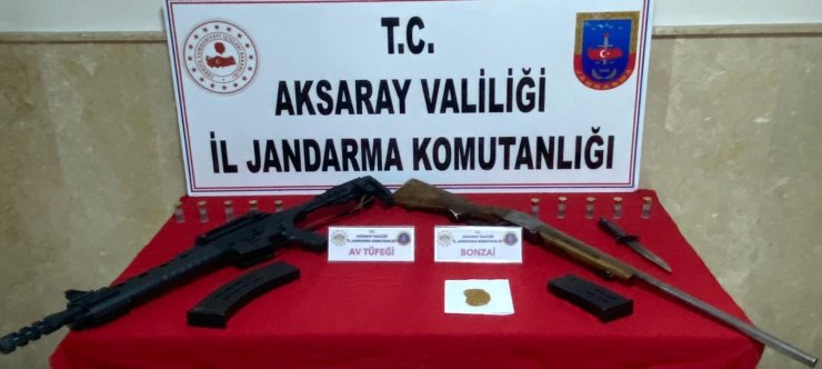 Aksaray’da jandarmadan suç örgütü operasyonu: 2 tutuklama