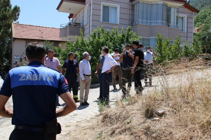 Konya’da çıkan yangın ormana sıçramadan söndürüldü