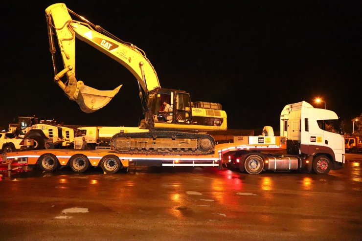 Konya Büyükşehir ekipleri Marmaris’teki yangın için de görevde