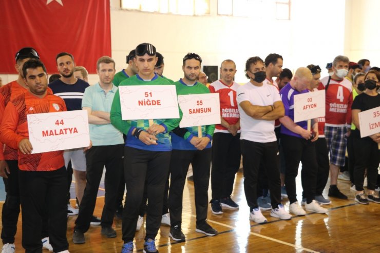 Goalboll Lig maçları Niğde’de yapılıyor