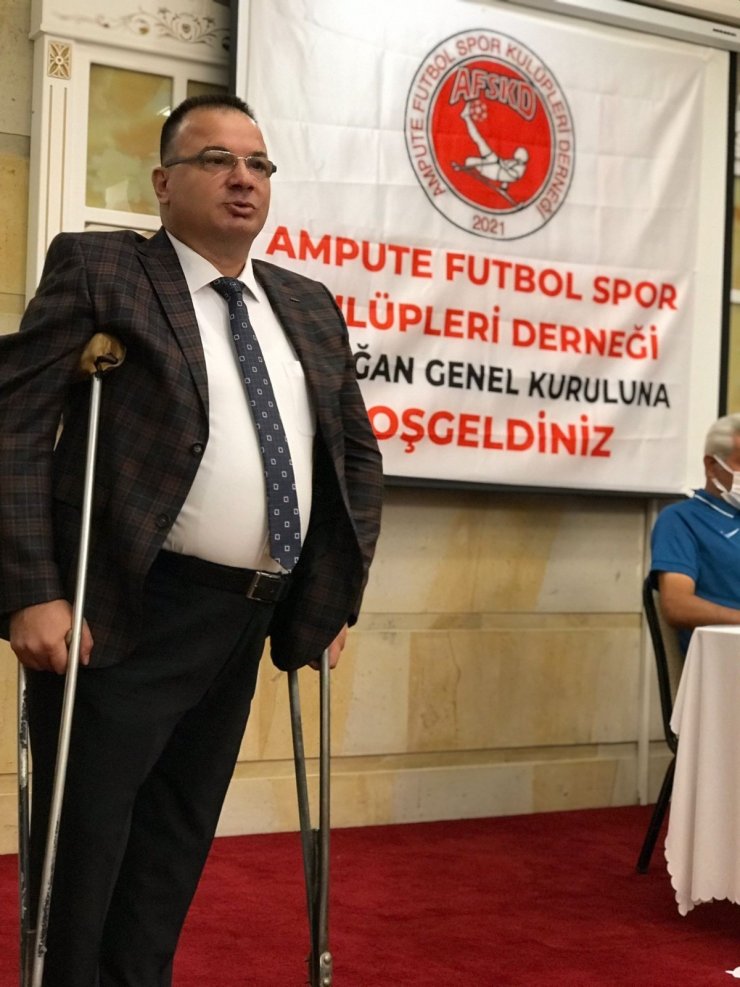 Ampute Futbol Kulüpler Birliği Başkanı Şahin seçildi