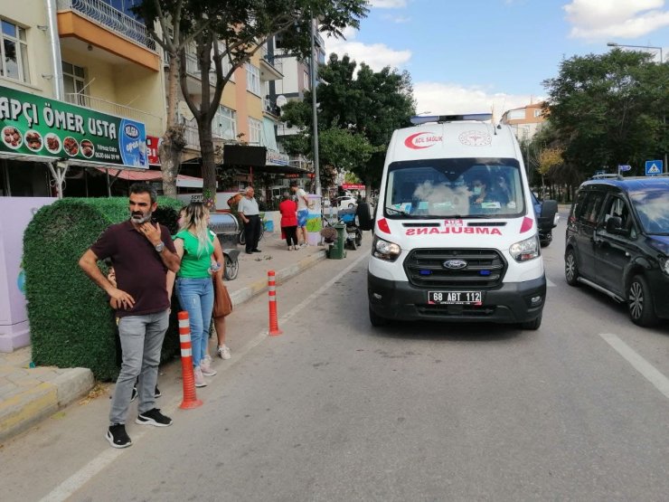 Aksaray’da otomobil ile motosiklet çarpıştı: 1 yaralı