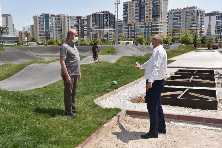 Selçuklu’da 2. bisiklet ve kaykay parkında sona yaklaşıldı