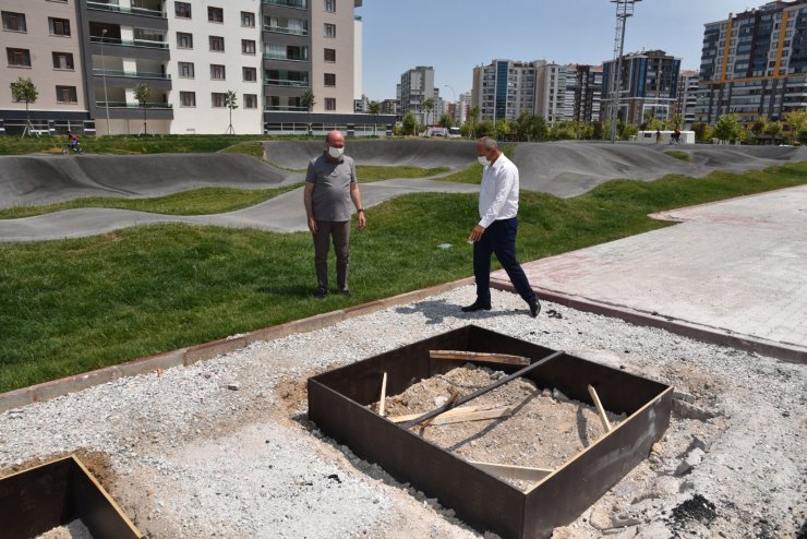 Selçuklu’da 2. bisiklet ve kaykay parkında sona yaklaşıldı