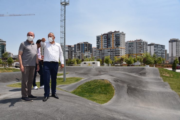 Selçuklu’da 2. bisiklet ve kaykay parkında sona yaklaşıldı