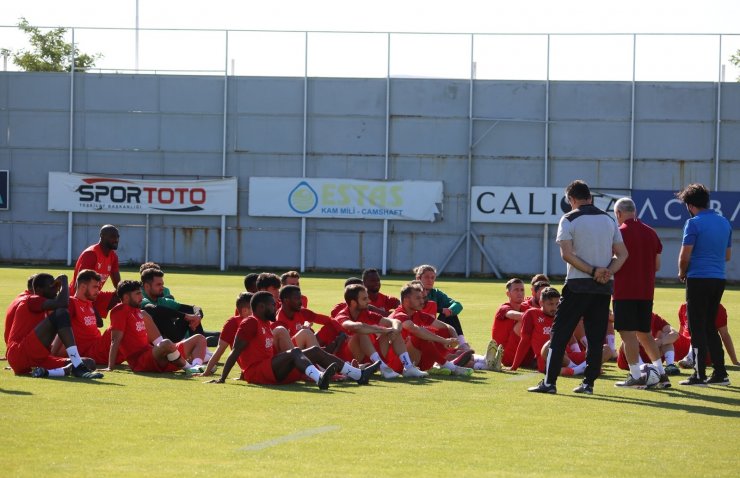 Sivasspor, Kopenhag maçının son provasını yaptı