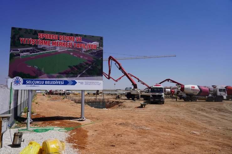 Konya’da sporcu yetiştirme merkezinin inşaat çalışmaları başladı