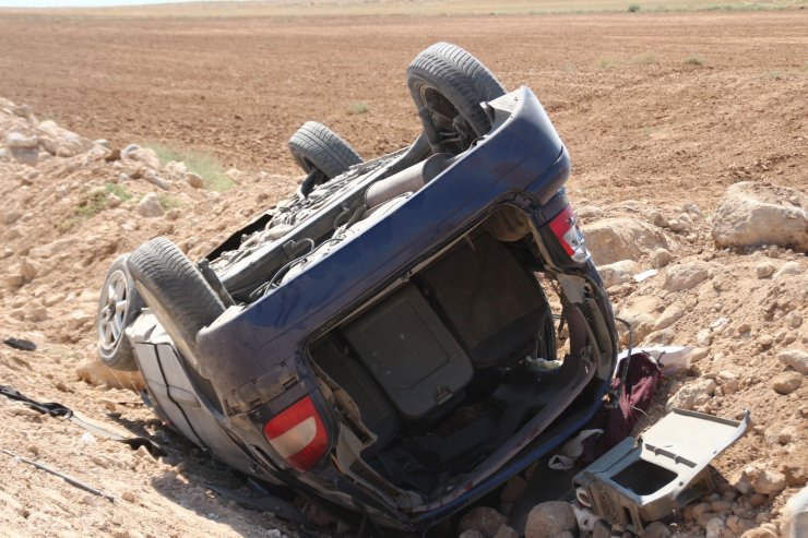 Konya’da otomobil takla attı: 4 yaralı