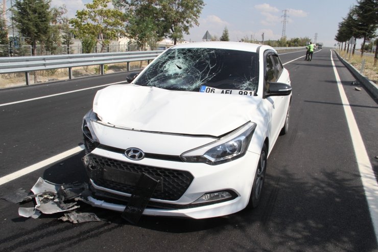 Otomobille çarpışan elektrikli bisikletin sürücüsü hayatını kaybetti