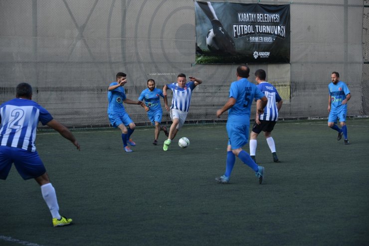 Karatay Belediyesi birimler arası futbol turnuvası başladı