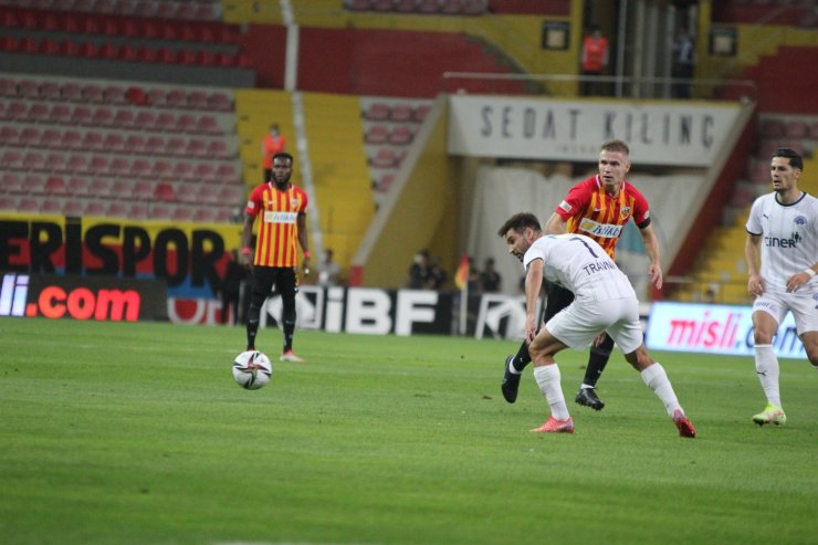 Süper Lig: Kayserispor: 1 - Kasımpaşa: 0 (İlk yarı)