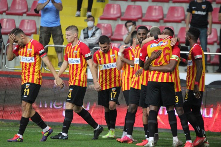 Süper Lig: Kayserispor: 1 - Kasımpaşa: 0 (İlk yarı)