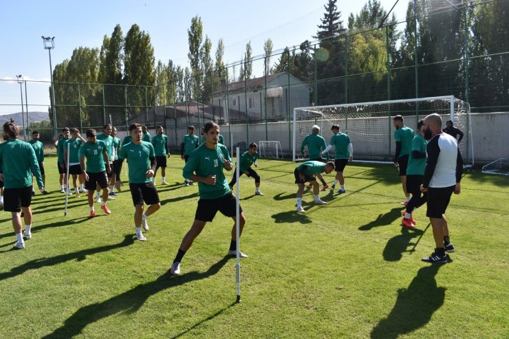 Sivas Belediyespor, Maraş maçının taktiğini çalıştı