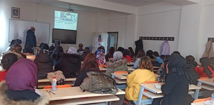 Kozaklı MYO öğrencilerine ’Halk Eğitim Kursları’ verildi