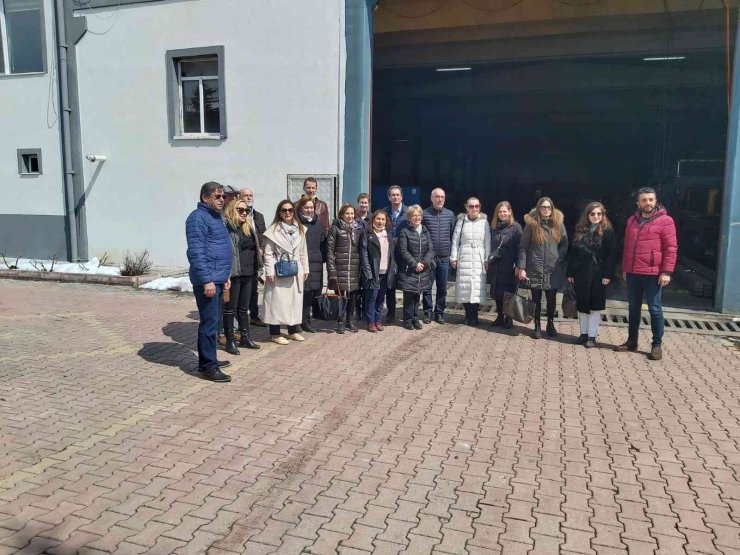 Avrupalı iş adamları Nevşehir’deki firmalarda incelemelerde bulundu