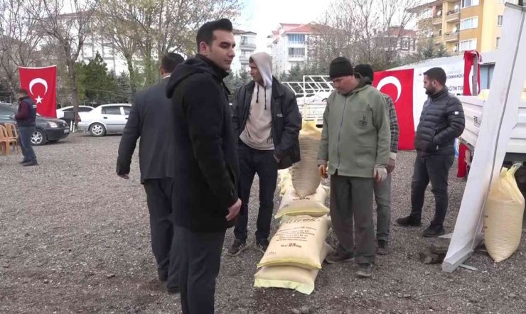 Aksaray’da 423 çiftçiye tohum desteği