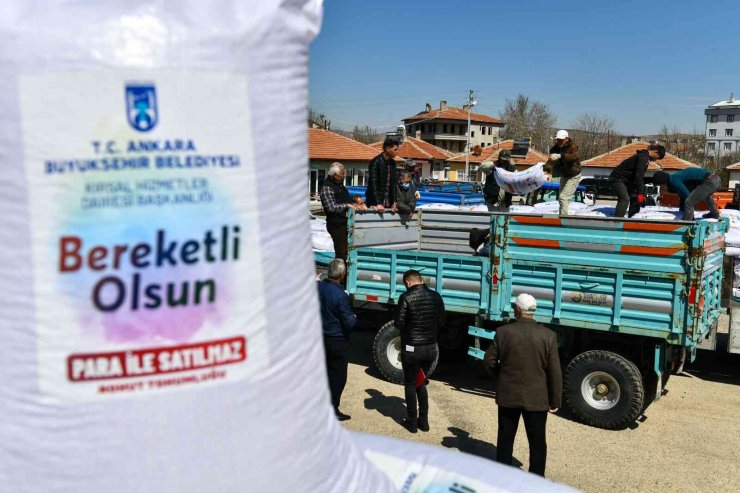 Başkentli çiftçilere nohut tohumu desteğine başlandı