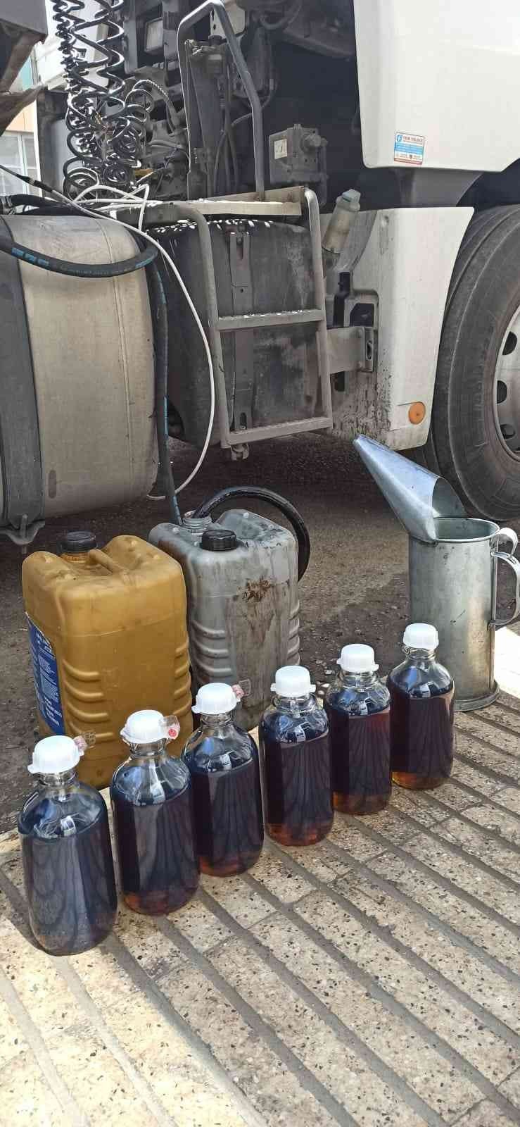 Konya’da 2 bin 470 litre kaçak akaryakıt ele geçirildi