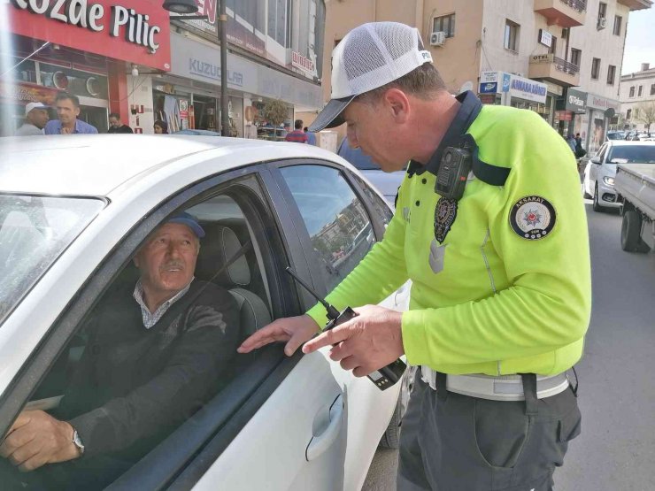 Aksaray’da bayram trafiği yoğunluğu denetim altında