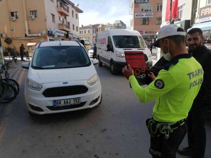 Aksaray’da bayram trafiği yoğunluğu denetim altında