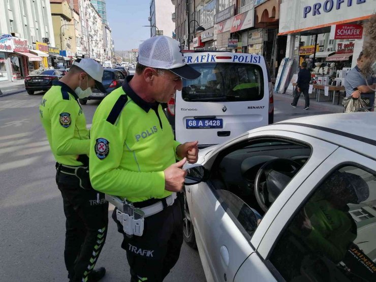 Aksaray’da bayram trafiği yoğunluğu denetim altında