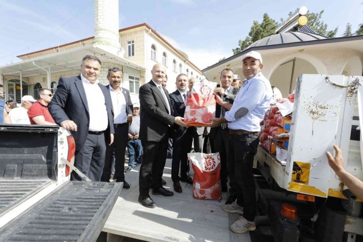 Sincan Belediyesin’den Ayçiçek tohum desteği