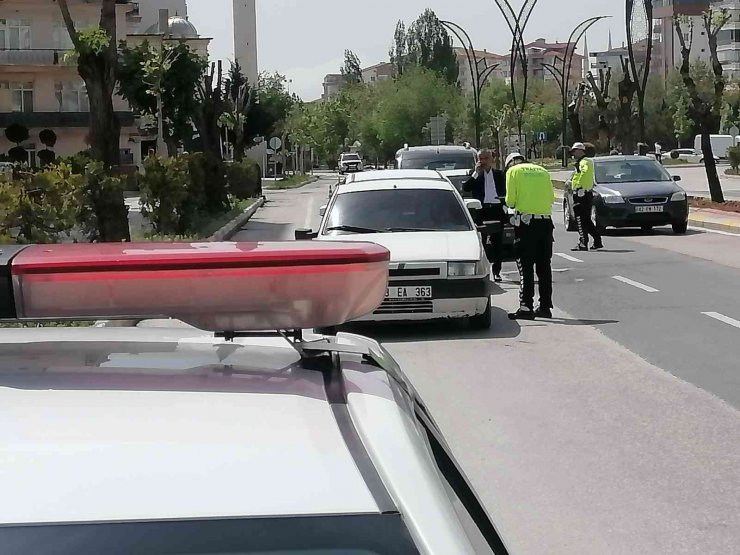 Aksaray’da bayram öncesi başlatılan trafik denetimleri devam ediyor