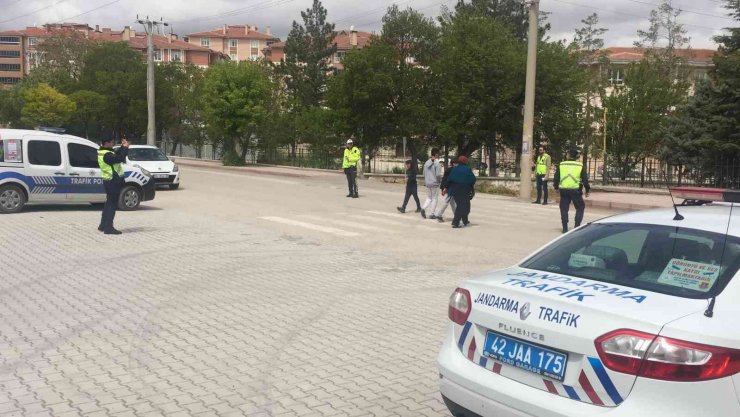 Kulu’da “Yayalar için 5 adımda güvenli trafik" uygulaması yapıldı