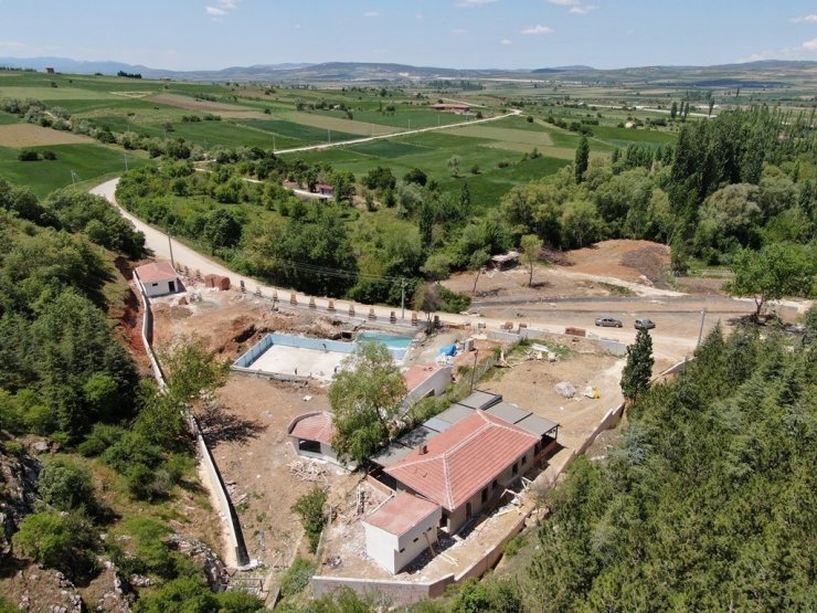 İnönü Yukarı Ilıca Havuz ve Ilıca Park Piknik Alanında sona yaklaşıldı