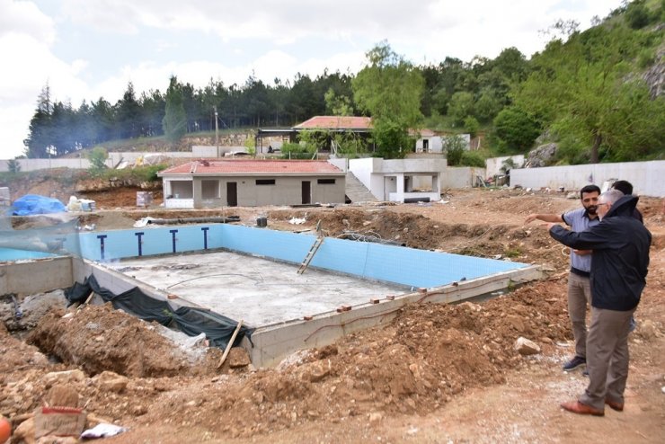 İnönü Yukarı Ilıca Havuz ve Ilıca Park Piknik Alanında sona yaklaşıldı