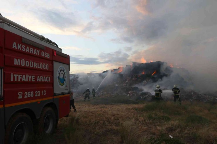 Aksaray’daki fabrika yangını söndürüldü