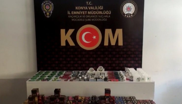 Konya’da tıbbı ürün kaçakçılarına operasyon