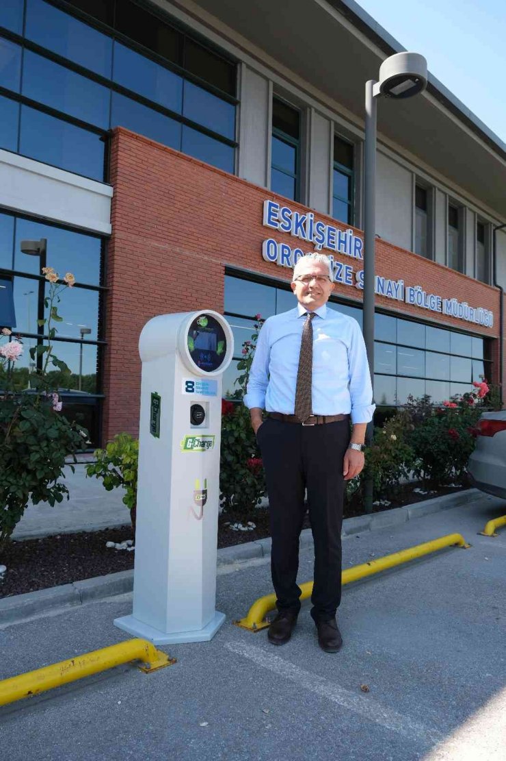 Eskişehir OSB elektrikli araçlar için şarj istasyonları kuruyor